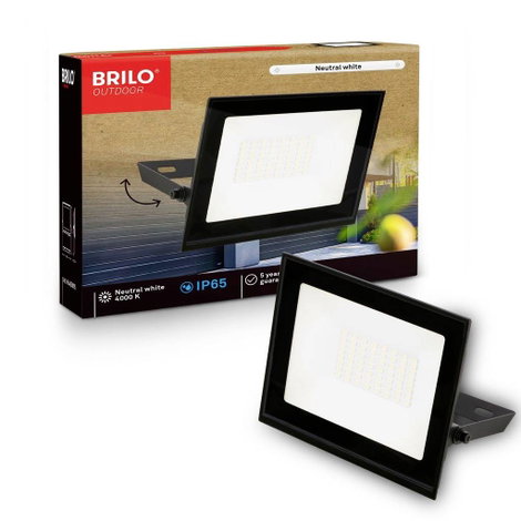Briloner VARO 4051015 LED-es kültéri fali lámpa 30 W Fényszín (fényforrás): Semleges fehér