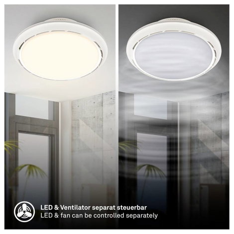 Briloner 3973016 DISON Mennyezeti lámpa LED LED 41.5 W Fehér 3. kép
