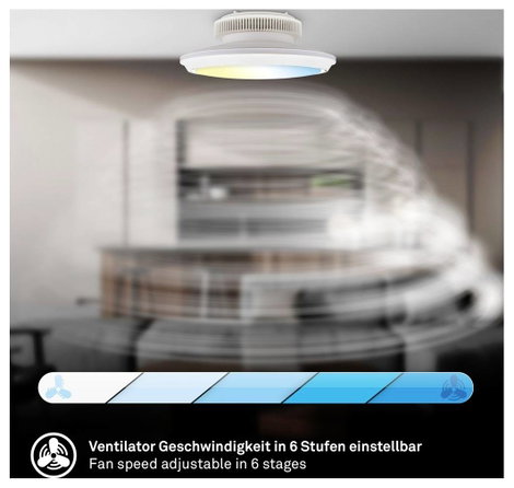 Briloner 3973016 DISON Mennyezeti lámpa LED LED 41.5 W Fehér 5. kép