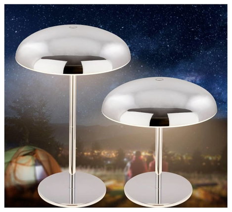 Briloner CAXA 7573018 Akkus asztali lámpa LED LED 2.8 W Króm 3. kép