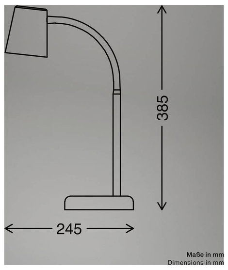 Briloner SKRIVA 7476011 Asztali lámpa GU10 9 W Bézs 8. kép