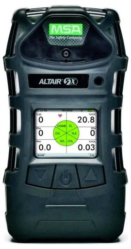 MSA ALTAIR 5X Gázszivárgás detektor CO, Oxigén, Hidrogén-szulfid, Kén-dioxid (SO₂), Nitrogén-dioxid 