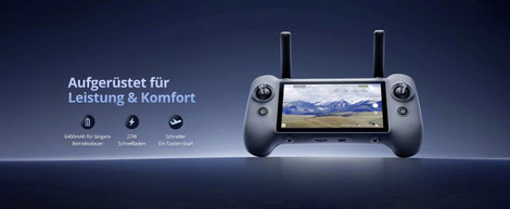 Potensic ATOM 2 Fly More Combo (RC PTD 1) Quadrokopter RtF Kamerás repülés, GPS funkció Szürke 25. kép