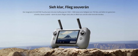 Potensic ATOM 2 Fly More Combo (RC PTD 1) Quadrokopter RtF Kamerás repülés, GPS funkció Szürke 26. kép