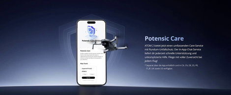 Potensic ATOM 2 Fly More Combo (RC PTD 1) Quadrokopter RtF Kamerás repülés, GPS funkció Szürke 27. kép