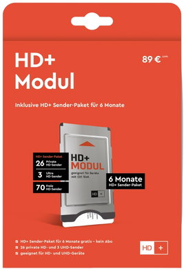 HD Plus CI+ modul SAT 6 hónapos ingyenes HD+ vétellel