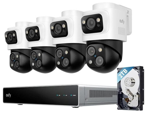 eufy Eufy PoE NVR Security System S4 Max E8E00322 Vezetékes, LAN IP-Hálózati videófelvevő készlet384