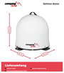 Camping First Satmex Dome Weiß SAT antenna 10. bélyegkép