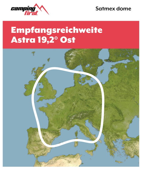 Camping First Satmex Dome Anthrazit SAT antenna 9. kép