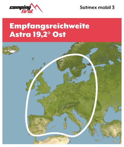 Camping First Camping First Satmex mobil 3 Anthrazit SAT antenna 11. kép
