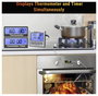 ThermoPro TP17 Grill hőmérő Sütő- és maghőmérséklet Grill ételek, °C /°F kijelzés, Sütés 7. bélyegkép
