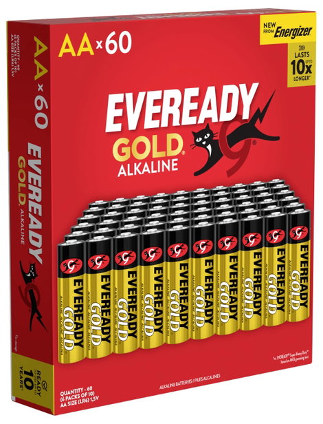 Eveready Eveready Gold Ceruzaelem Alkáli mangán 1.5 V 60 db 2. kép