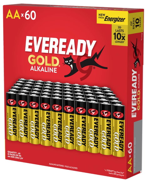 Eveready Eveready Gold Ceruzaelem Alkáli mangán 1.5 V 60 db 3. kép
