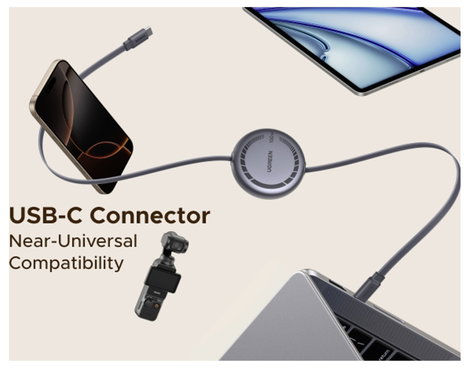 UGREEN USB C kábel USB-C® 1 m Fekete 65905 12. kép