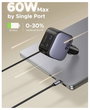 UGREEN EC603 90W Car Charger Jármű töltőkészülék 90 W 2x USB-C®, 1x USB-A Szürke Személygépkocsi, Te 14. bélyegkép