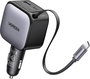 UGREEN EC603 90W Car Charger Jármű töltőkészülék 90 W 2x USB-C®, 1x USB-A Szürke Személygépkocsi, Te bélyegkép