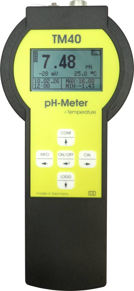 SM TM40 Kombinált mérőműszer pH érték, Redox (ORP), Hőmérséklet