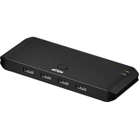ATEN ATEN US4224 2x4-Port USB 2.0 Sharing USB 2.0 átkapcsoló Többszínű