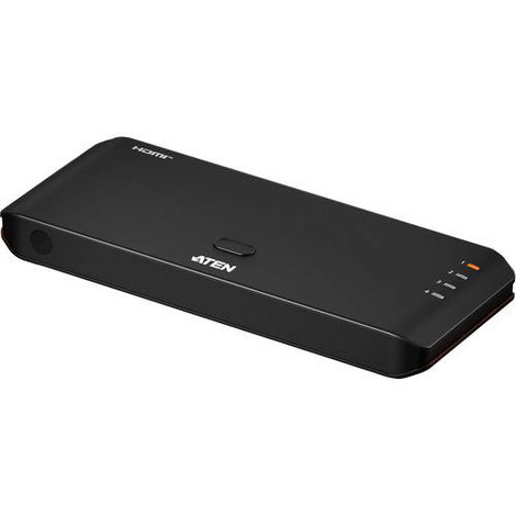 ATEN ATEN VS4841 4-Port True 4K HDMI Switch HDMI switch Státusz LED-del, HD audio csatlakozóval, 3D