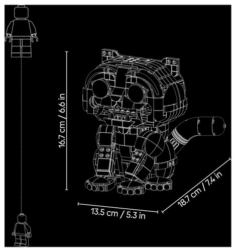 72537 LEGO® KPop Demon Hunters Der Tiger Derpy und die Elster Sussie  K-Pop-Fanartikel zum Spielen u 11. kép