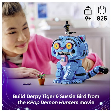 72537 LEGO® KPop Demon Hunters Der Tiger Derpy und die Elster Sussie  K-Pop-Fanartikel zum Spielen u 5. kép