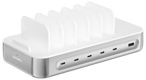 4Smarts Asztali töltőállomás 100 W USB-A, USB-C®, Lightning, Mikro USB Quick Charge, Power Delivery  11. kép