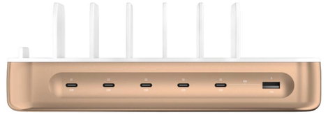 4Smarts Asztali töltőállomás 100 W USB-A, USB-C®, Lightning, Mikro USB Quick Charge, Power Delivery  3. kép