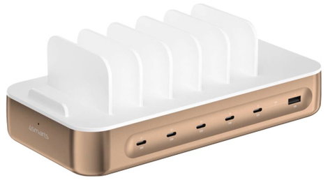 4Smarts Asztali töltőállomás 100 W USB-A, USB-C®, Lightning, Mikro USB Quick Charge, Power Delivery  4. kép