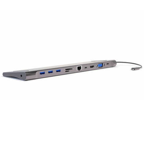 4Smarts USB hub USB-C® tápellátás, Beépített kártyaolvasóval