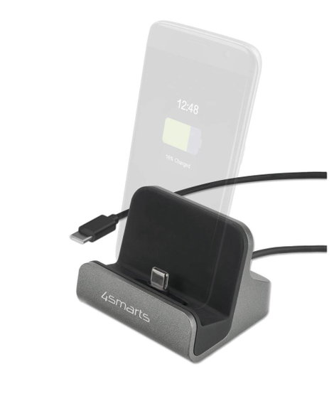 4Smarts Asztali töltőállomás 60 W USB-C® Power Delivery Szürke Beltér USB Power Delivery (USB-PD)