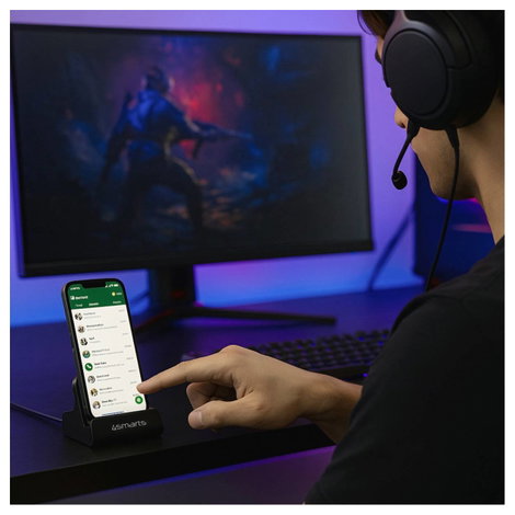 4Smarts Asztali töltőállomás 60 W USB-C® Power Delivery Szürke Beltér USB Power Delivery (USB-PD) 4. kép