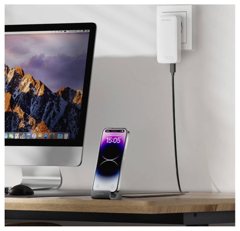 4Smarts Asztali töltőállomás 60 W USB-C® Power Delivery Szürke Beltér USB Power Delivery (USB-PD) 5. kép