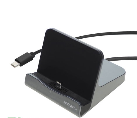 4Smarts Asztali töltőállomás 60 W USB-C® Quick Charge 3.0, Power Delivery Szürke Beltér USB Power De