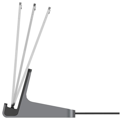 4Smarts Asztali töltőállomás 60 W USB-C® Quick Charge 3.0, Power Delivery Szürke Beltér USB Power De 4. kép