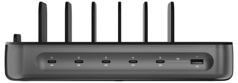 4Smarts Asztali töltőállomás 100 W USB-A, USB-C®, Lightning, Mikro USB Quick Charge, Power Delivery  10. kép
