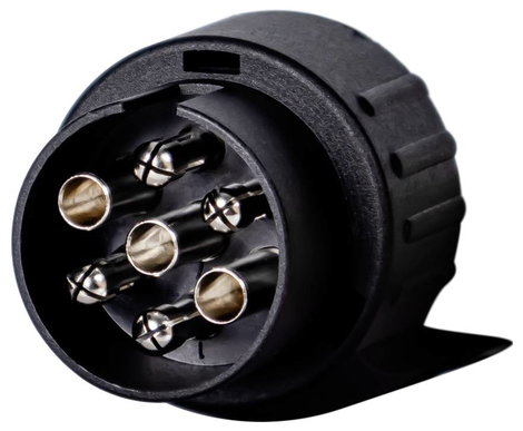 KAMAR E1338-B Utánfutó adapter [Csatlakozóalj, 7 pólusú - Dugó, 13 pólusú] Műanyag 4. kép