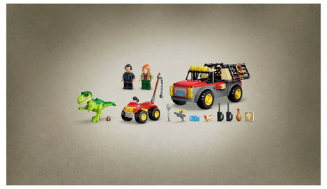LEGO® JURASSIC WORLD™ 77978 Transporter für den Jungen T.Rex Spielzeug-Dino Bauset für Rollenspiel 4. kép
