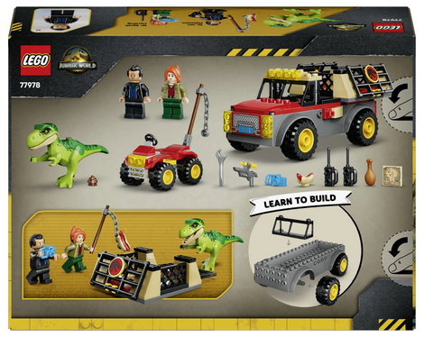 LEGO® JURASSIC WORLD™ 77978 Transporter für den Jungen T.Rex Spielzeug-Dino Bauset für Rollenspiel 8. kép