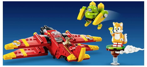 77119 LEGO® Sonic the Hedgehog Tails Tornado-1 Bauset mit Spielzeugflieger Fanartikel zum Sammeln 3. kép
