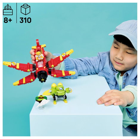 77119 LEGO® Sonic the Hedgehog Tails Tornado-1 Bauset mit Spielzeugflieger Fanartikel zum Sammeln 6. kép
