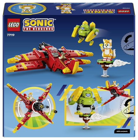 77119 LEGO® Sonic the Hedgehog Tails Tornado-1 Bauset mit Spielzeugflieger Fanartikel zum Sammeln 8. kép