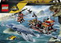 LEGO® JURASSIC WORLD™ 77983 Mosasaurier-Angriff auf das Boot Bauspielzeug Spielset für Rollenspiel bélyegkép