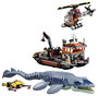 LEGO® JURASSIC WORLD™ 77983 Mosasaurier-Angriff auf das Boot Bauspielzeug Spielset für Rollenspiel 2. bélyegkép