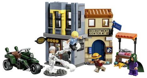 75642 LEGO® ONE PIECE Showdown mit Kapitän Smoker Bau- und Spielset Diorama zum Ausstellen Gesche 2. kép