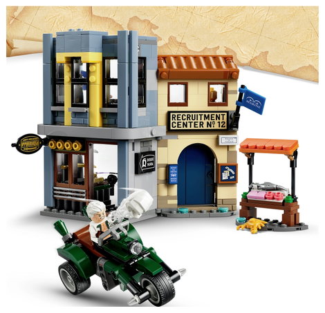 75642 LEGO® ONE PIECE Showdown mit Kapitän Smoker Bau- und Spielset Diorama zum Ausstellen Gesche 6. kép