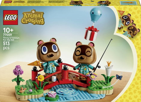 77059 LEGO® Animal Crossing Ausflug mit Nepp und Schlepp Bauspielzeug Sammlerstück zum Videospiel
