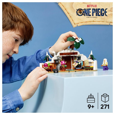 75641 LEGO® ONE PIECE Doc Baders Versteck Bauspielzeug zur Netflix-Realverfilmung Geschenk für Kin 6. kép