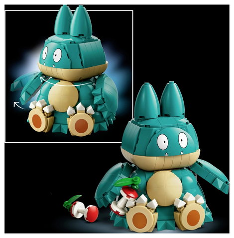 72150 LEGO® Pokémon Mampfaxo  Figur aus dem Videospiel zum Sammeln, Bauen und Ausstellen  bewegliche 5. kép