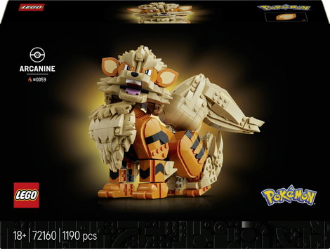 72160 LEGO® Pokémon Arkani  Bauset  baubare Figur mit beweglichen Körperteilen  bewegliche Pokémon-F