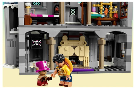 75645 LEGO® ONE PIECE Duell im Schloss Drumm Spielzeug für Kinder ab 9 Jahren Bauset mit mehrstöck 4. kép
